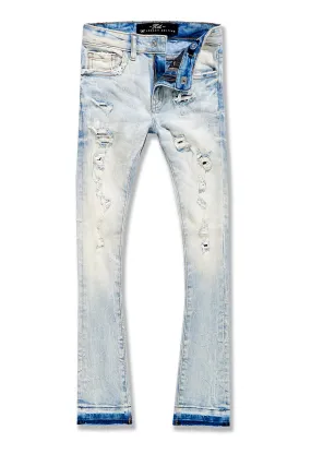 Kids Stacked Rockport Denim (Iced Lager)